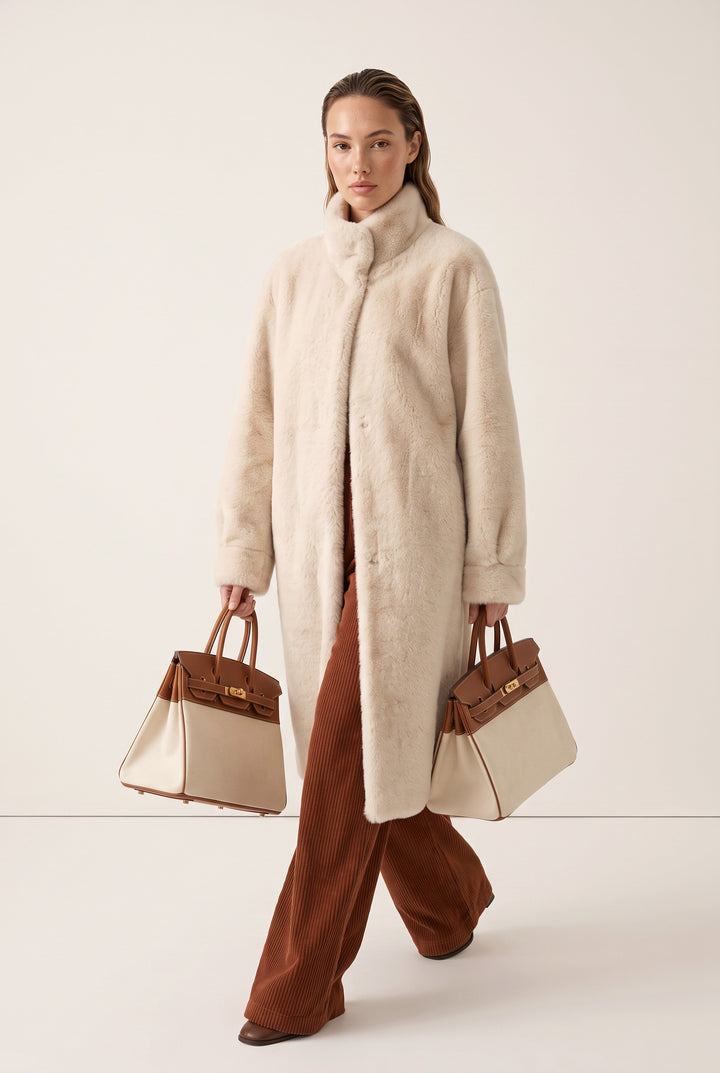 Mirelle Plush Long Coat