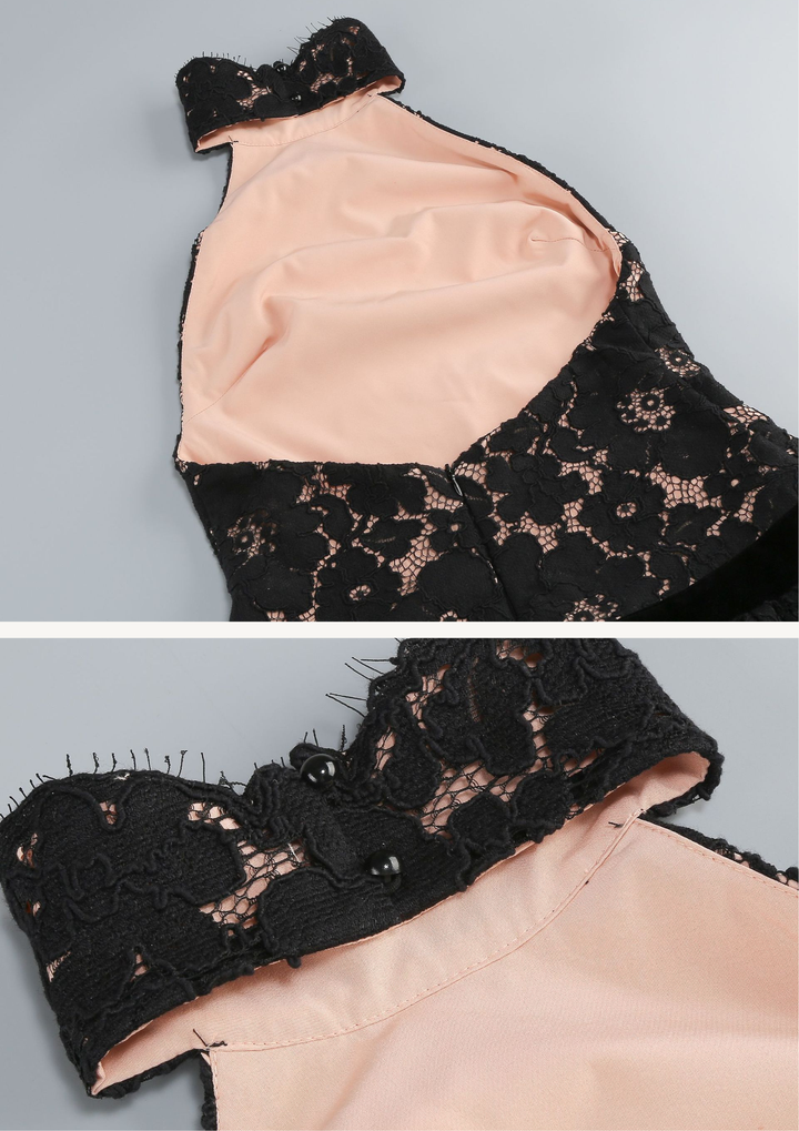 Arabella Floral Lace Mini Dress