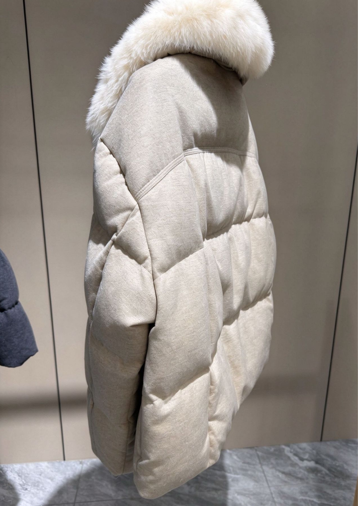 The Plush Collar Puffer Jacket