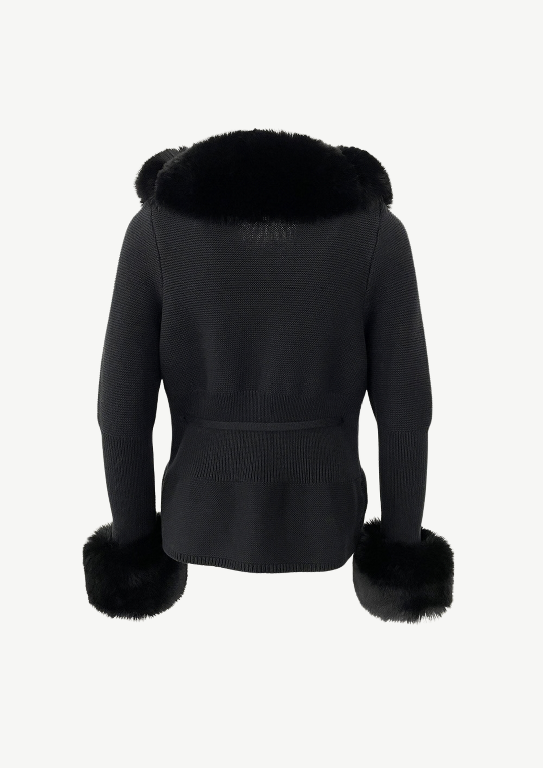 Jane Luxe Fur Knit Coat