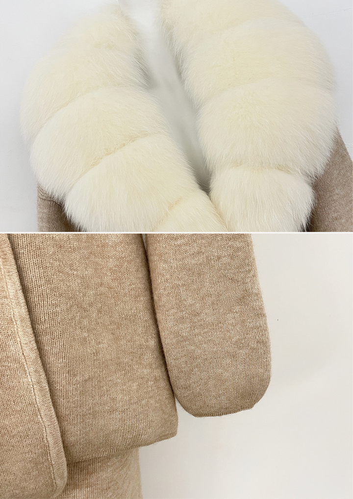 Soft Knit Luxe Fur Set