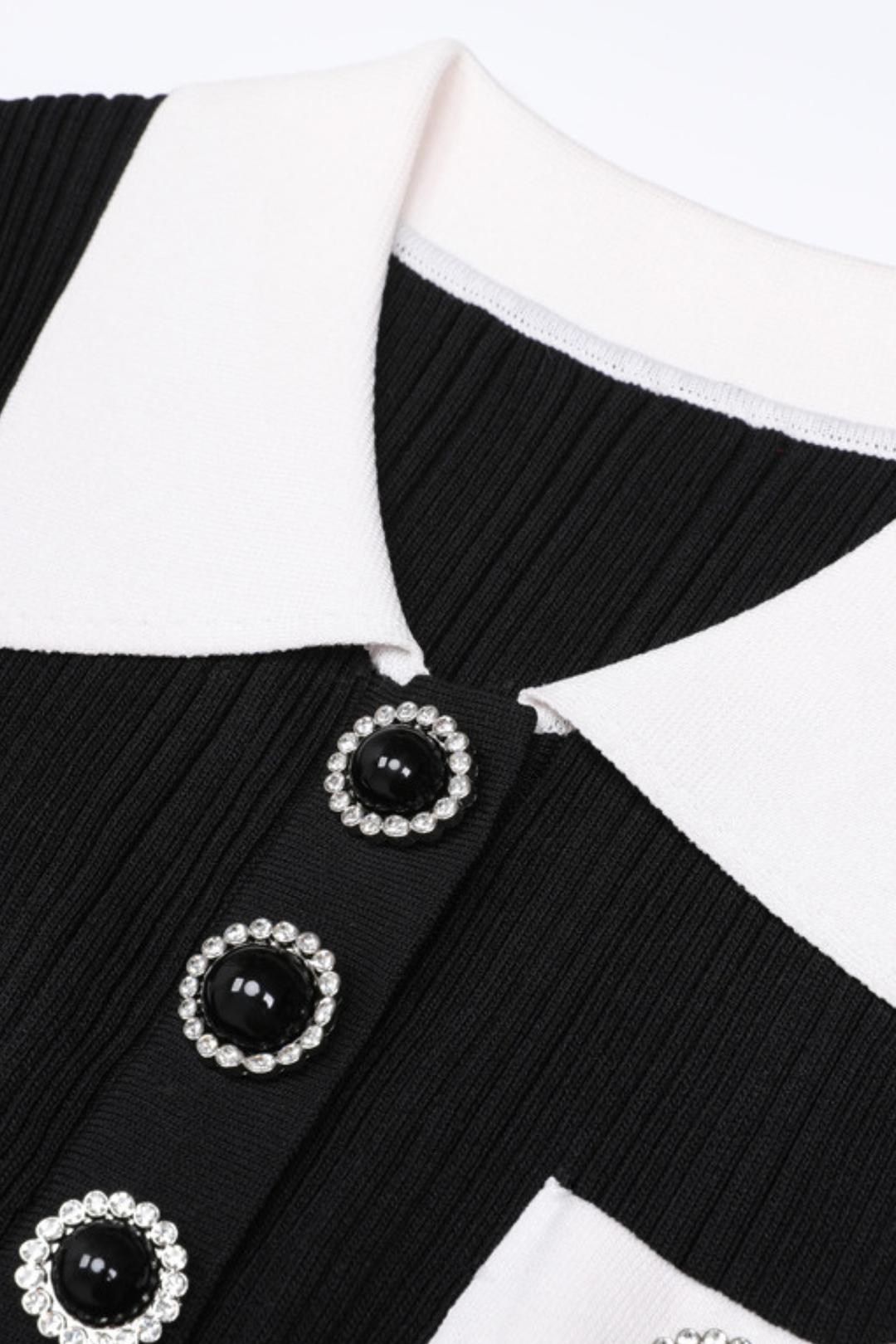 Gem Elegance Polo Knit Mermaid Maxi Dress