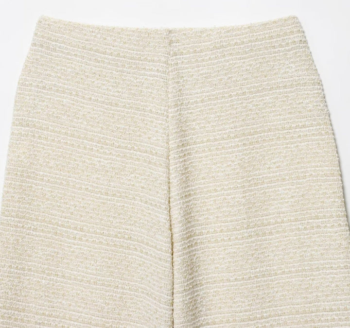Marais Tweed Vest &amp; Wide Leg Trouser Set