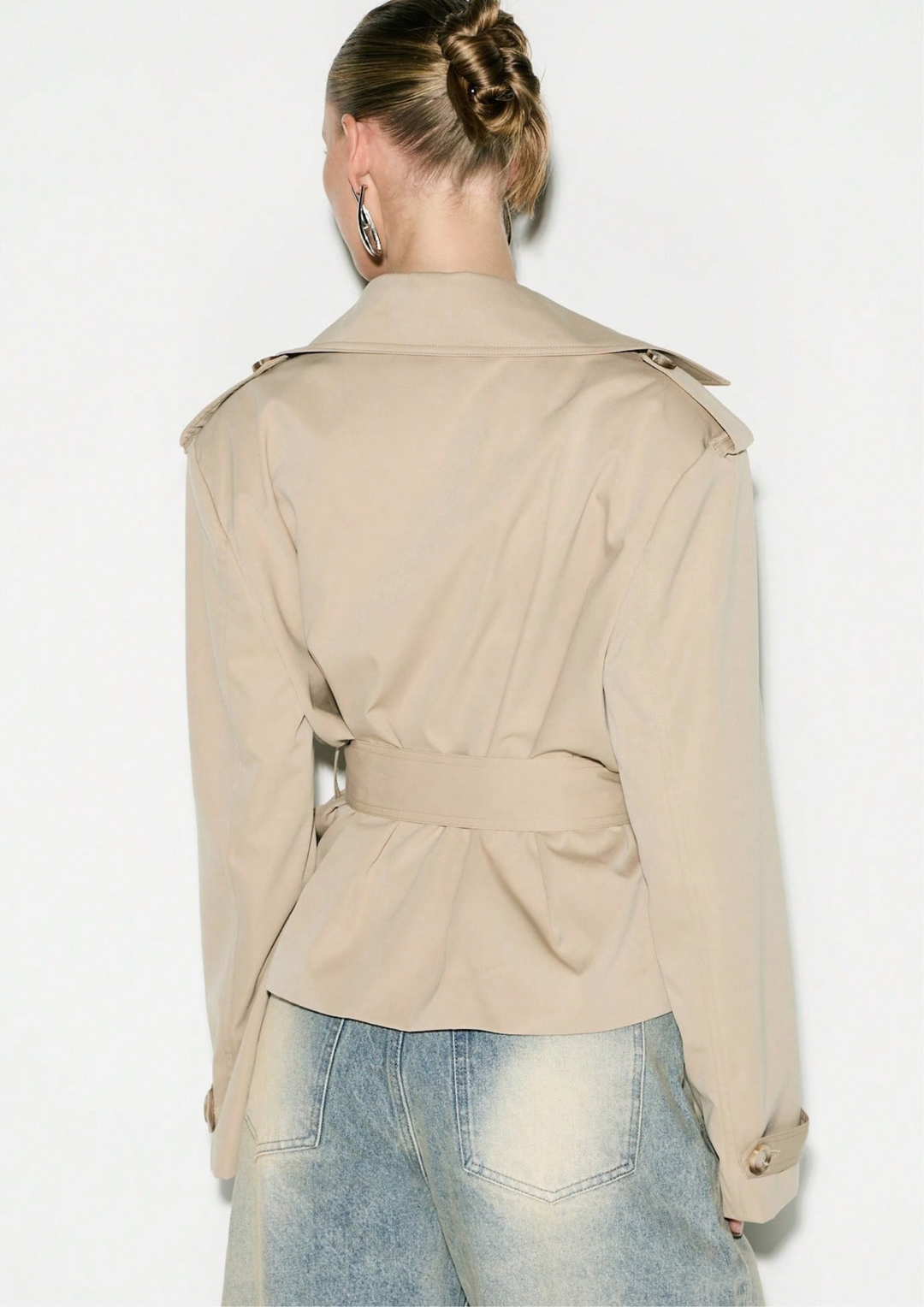 Valentina Belted Trench Jacket