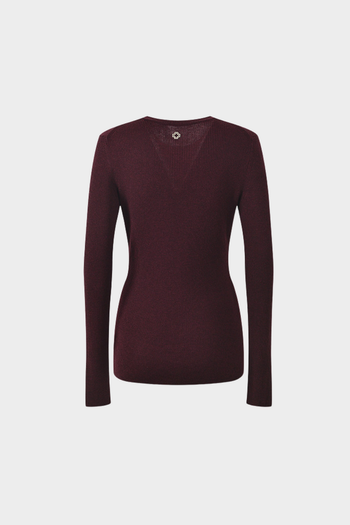Classic Round Neck Pullover Top