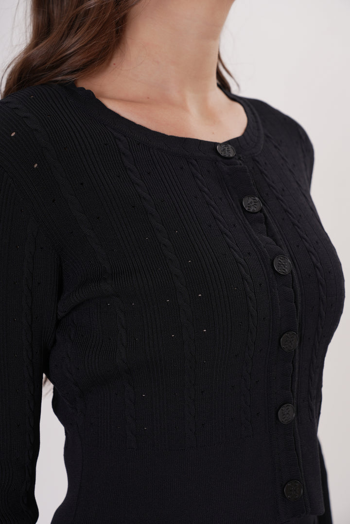Signature Viscose Knit Round Neck Maxi Set
