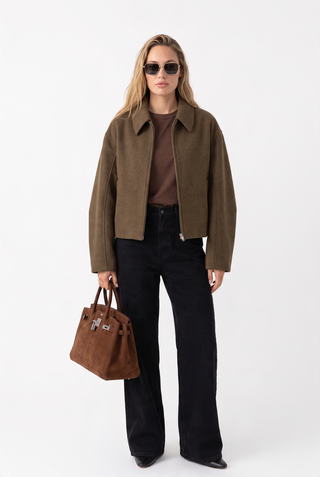 Mira Cropped Zip Jacket