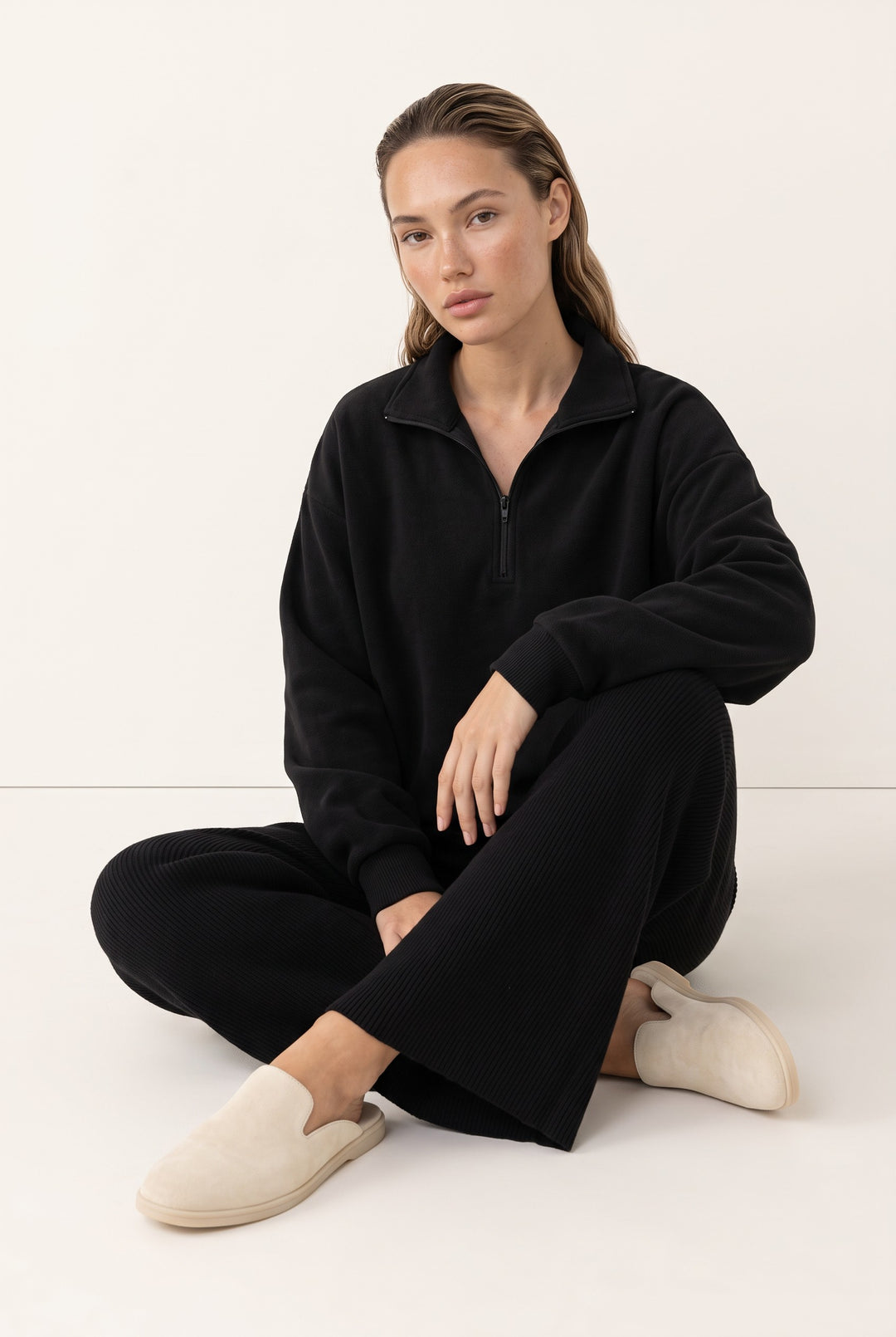 Elara Knit Wide-Leg Set