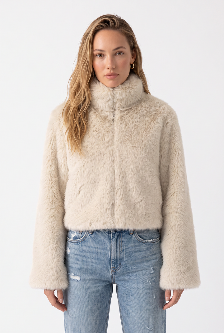 Short Faux Fur Jacket